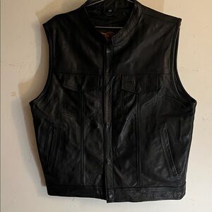 Milwaukee Riders Leather Vest Sz 44